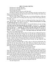 Dien van khai giang nam hoc 2010 -2011