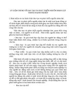 LÝ LUẬN CHUNG VỀ ĐÀO TẠO VÀ PHÁT TRIỂN NGUỒN NHÂN LỰC TRONG DOANH NGHIỆP