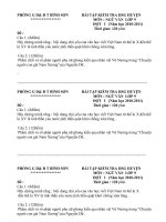 KIEM TRA ĐOT I HSG VAN HUYEN