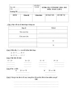 KTCKI-TOÁN -LỚP 2