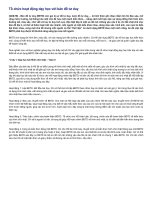 Tổ chức hoạt động dạy học với bản đồ tư duy