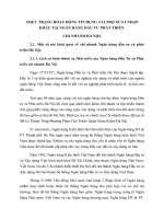 THỰC TRẠNG HOẠT ĐỘNG TÍN DỤNG TÀI TRỢ XUẤT NHẬP KHẨU TẠI NGÂN HÀNG ĐẦU TƯ PHÁT TRIỂN