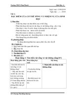 giao an sinh 6 - HKI da sua