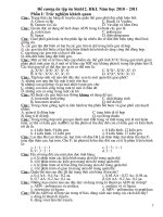 Đề cương ôn tập HKI