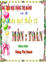 Phép Trừ trong phạm vi 8