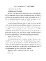 LÝ LUẬN CHUNG VỀ KẾ HOẠCH HOÁ