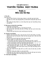 Giáo án HĐNGLL lớp 6 Trọn bộ