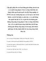 Cấp giấy phép cho các hoạt động giao thông vận tải của xe cơ giới trong phạm vi bảo vệ công trình thủy lợi thuộc thẩm quyền giải quyết của Bộ Nông nghiệp và PTNT