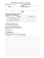 8 đề kiểm tra đại 8chương 1
