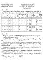 ĐÁP ÁN THI LÝ THUYẾT