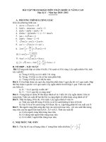 bai tap on hoc ky I lop 11NC