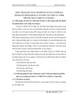 THỰC TRẠNG KẾ TOÁN CHI PHÍ SẢN XUẤT VÀ TÍNH GIÁ THÀNH SẢN PHẨM DỊCH VỤ ĂN UỐNG TẠI CÔNG TY TNHH THƯƠNG MẠI VÀ DỊCH VỤ TÁM ĐỨC