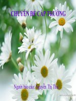 Bao cao chuyen de sinh