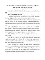 Khu công nghiệp khu chế xuất KCN KCX và vai trũ của vốn đầu tư trực tiếp nước ngoài vào các  KCN KCX