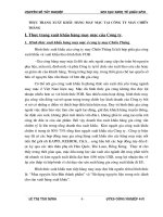 THỰC TRẠNG XUẤT KHẨU HÀNG MAY MẶC TẠI CÔNG TY MAY CHIẾN THẮNG