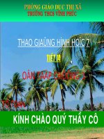 Ôn tập chương 1-Hình học