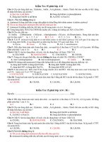 bài kiểm tra 15 phút