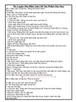 ôn văn biểu cảm