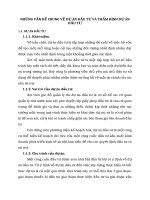 NHỮNG VẤN ĐỀ CHUNG VỀ DỰ ÁN ĐẦU TƯ VÀ THẨM ĐỊNH DỰ ÁN ĐẦU TƯ