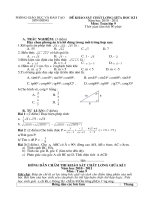 đề thi giữa kì I sơn động