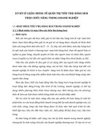 CƠ SỞ LÝ LUẬN CHUNG VỀ QUẢN TRỊ TIÊU THỤ HÀNG HOÁ THEO CHỨC NĂNG TRONG DOANH NGHIỆP