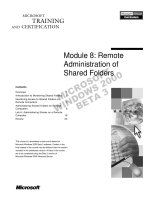 Module 8: Remote Administration of Shared Folders