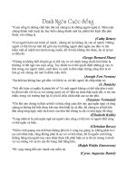 Danh ngôn trong Học Toán ./.