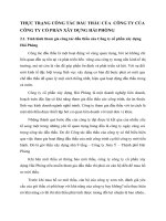 THỰC TRẠNG CÔNG TÁC ĐẤU THẦU CỦA  CÔNG TY CỦA CÔNG TY CỔ PHẦN XÂY DỰNG HẢI PHÒNG