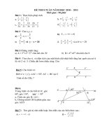 de thi 8 tuan lop 7