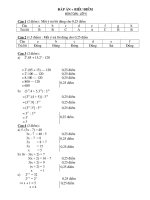 Đê thi CL GD I - Môn Toan 6