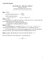 de thi hoc ky I lop11-2010