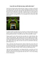 Làm thế nào để tiếp thu được nhiều kiến thức?