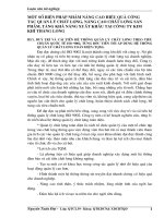 MỘT SỐ BIỆN PHÁP NHẰM NÂNG CAO HIỆU QUẢ CÔNG TÁC QUẢN LÝ CHẤT LƯỢNG, NÂNG CAO CHẤT LƯỢNG SẢN PHẨM, TĂNG KHẢ NĂNG XUẤT KHẨU TẠI CÔNG TY KIM KHÍ THĂNG LONG