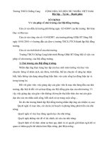 Ho son thanh lap Hoi dong giao duc trng THCS