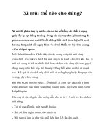 Xì mũi thế nào cho đúng?