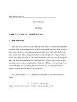 Kinh tế lượng nâng cao - Bài giảng số 15