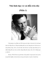 Nhà lãnh đạo và vai diễn trên dây (Phần 1)