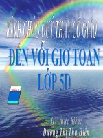 toán 5: tiết 49/ LUYỆN TẬP (CỘNG 2 SỐ THẬP PHÂN)