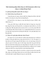 Một số phương pháp nhằm nâng cao chất lượng dự án đầu tư tại công ty xi măng Hoàng Thạch