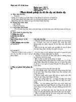 Tiet 45: Thuc hanh an du va hoan du