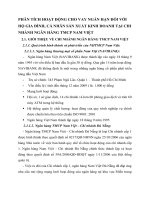 PHÂN TÍCH HOẠT ĐỘNG CHO VAY NGẮN HẠN ĐỐI VỚI HỘ GIA ĐÌNH, CÁ NHÂN SẢN XUẤT KINH DOANH TẠI CHI NHÁNH NGÂN HÀNG TMCP NAM VIỆT