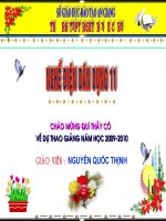 Bài 7 : Một số vấn đề chung về MBA