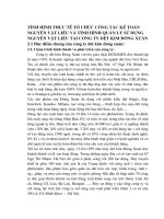 TÌNH HÌNH THỰC TẾ TỔ CHỨC CÔNG TÁC KẾ TOÁN NGUYÊN VẬT LIỆU VÀ TÌNH HÌNH QUẢN LÝ SỬ DỤNG NGUYÊN VẬT LIỆU TẠI CÔNG TY DỆT KIM ĐÔNG XUÂN