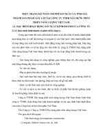 THỰC TRẠNG KẾ TOÁN CHI PHÍ SẢN XUẤT VÀ TÍNH GIÁ THÀNH SẢN PHẨM XÂY LẮP TẠI CÔNG TY TNHH XÂY DỰNG PHÁT TRIỂN NĂNG LƯỢNG VIỆT NAM