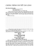 chương trình chi tiet 20/11/2010