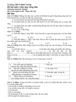 Đề thi HSG GDCD L9 năm học 2009 - 2010