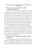 THỰC TRẠNG RỦI RO TÍN DỤNG TẠI NGÂN HÀNG CÔNG THƯƠNG THANH HOÁ