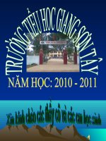 không khí có những tc gì