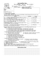 Kiem tra Sinh9 Tiet 20-2de,ma tran-bieu cham