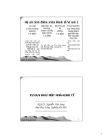 Tư duy như một nhà kinh tế